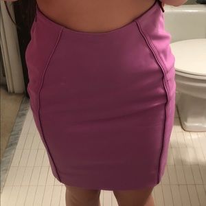 Purple Pencil Skirt